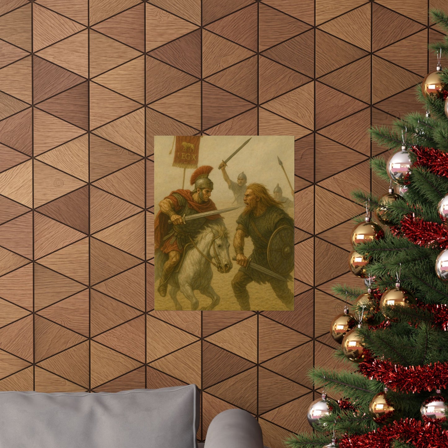 Epic Historical Battle Matte Posters, Wall Art, Home Decor, Gift for History Lovers, Classroom Decor, Roman Warfare Art