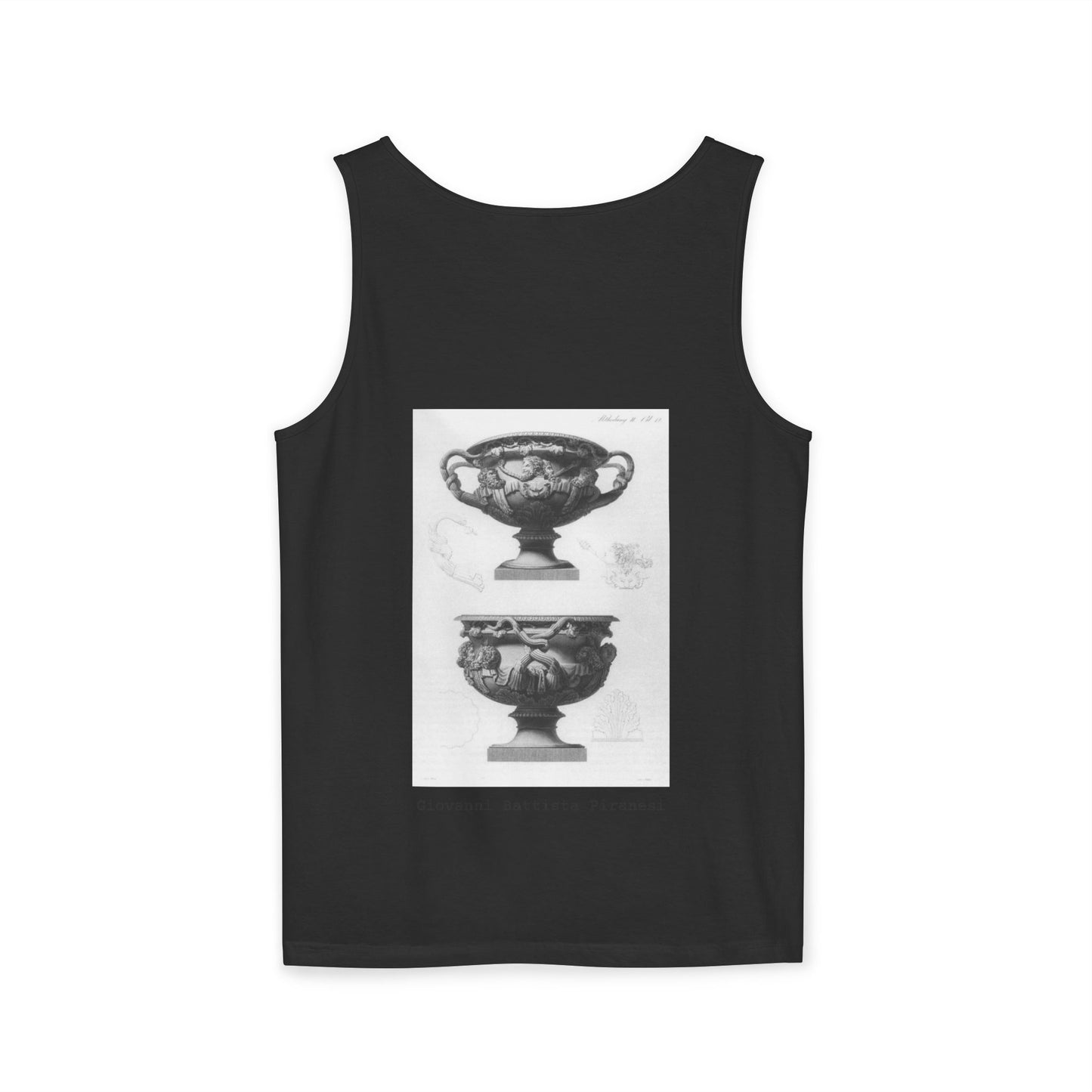 Vintage Art Scene Tank Top | Unisex Casual Wear, Summer Top, Gift for Art Lovers, Travel Enthusiasts, Unique Fashion