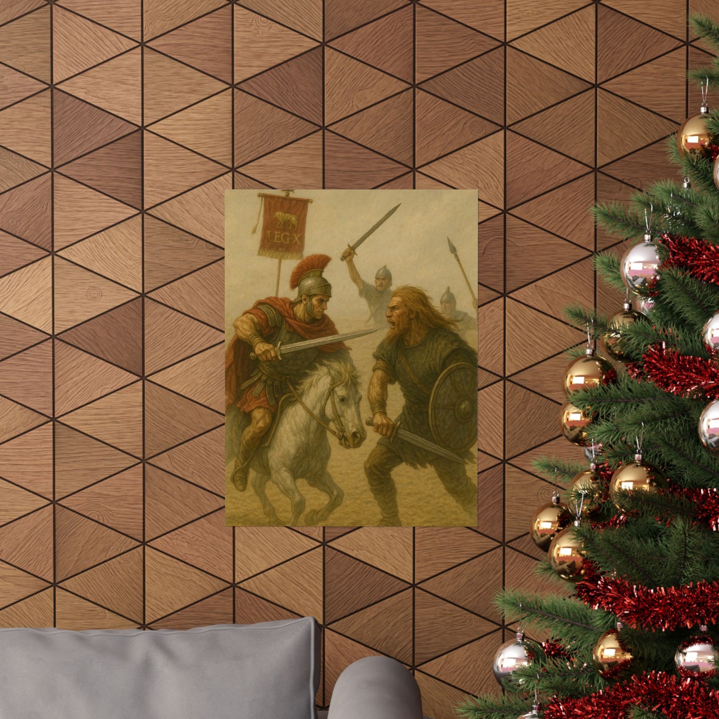 Epic Historical Battle Matte Posters, Wall Art, Home Decor, Gift for History Lovers, Classroom Decor, Roman Warfare Art