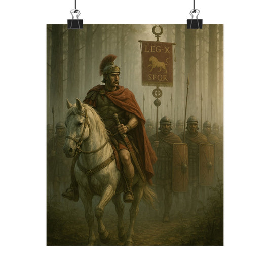 Roman Soldier Matte Vertical Posters | Vintage Wall Art, Home Decor, Gift for History Lovers, Classroom Decoration, Roman Empire