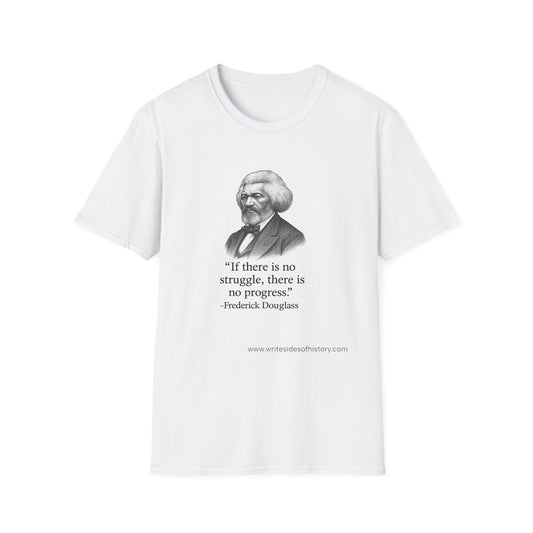 Inspirational Quote T-Shirt: Empowering Apparel for Activists, Gifts, Motivation, History Enthusiasts, Frederick Douglass Shirt