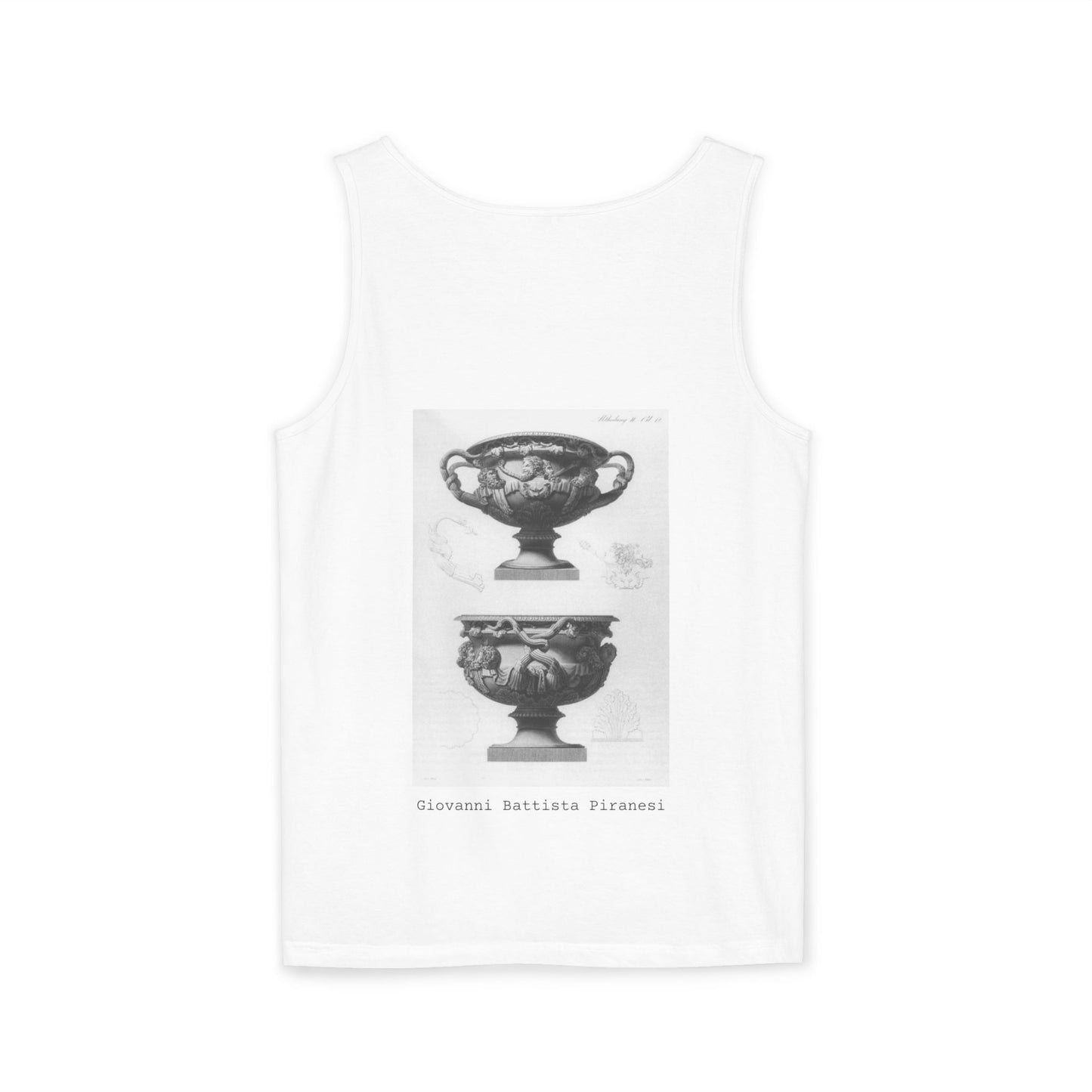 Vintage Art Scene Tank Top | Unisex Casual Wear, Summer Top, Gift for Art Lovers, Travel Enthusiasts, Unique Fashion
