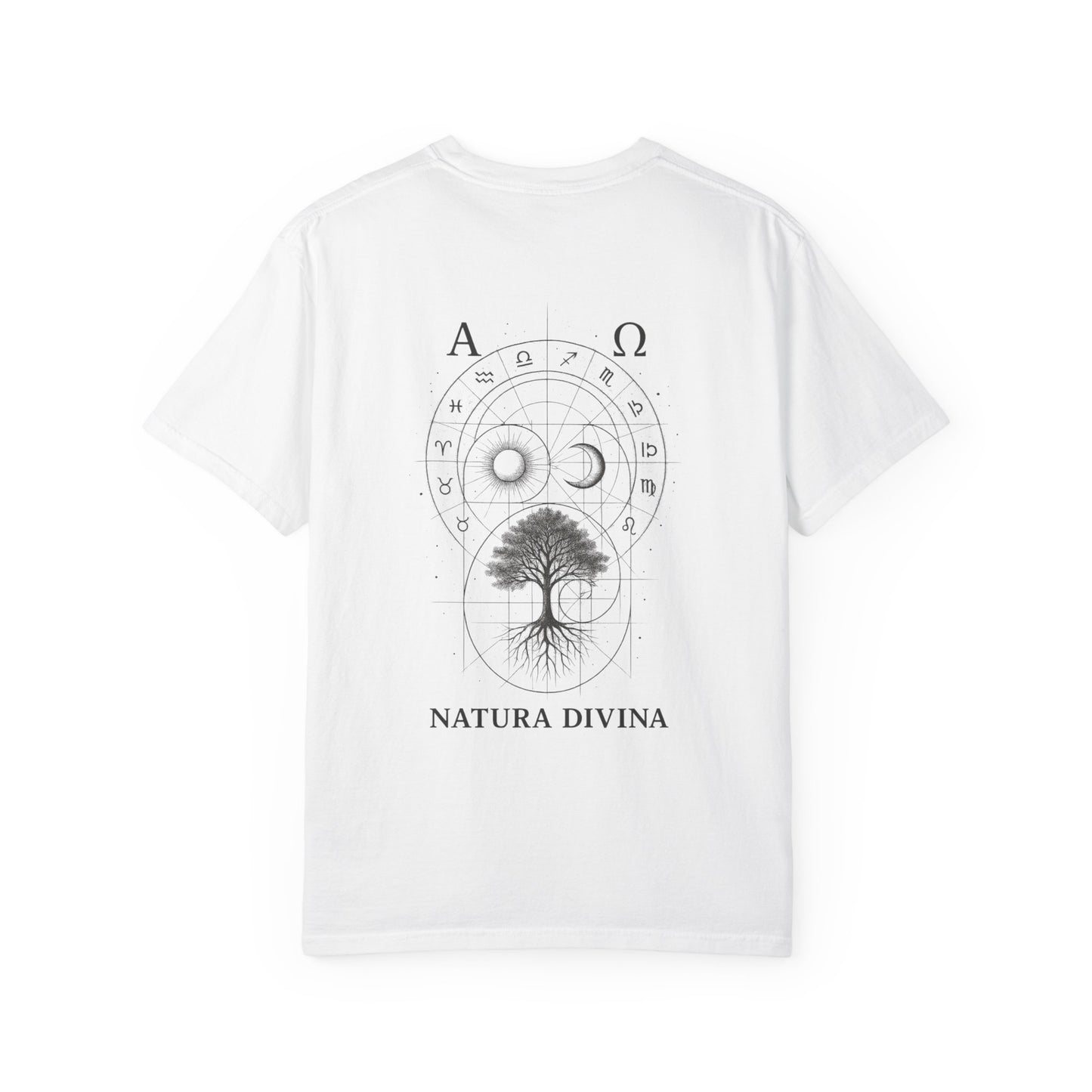 Nostalgic Nature Unisex T-Shirt with Divine Elements, nature-inspired tee, astrology shirt, graphic cotton t-shirt, eco-friendly [...]