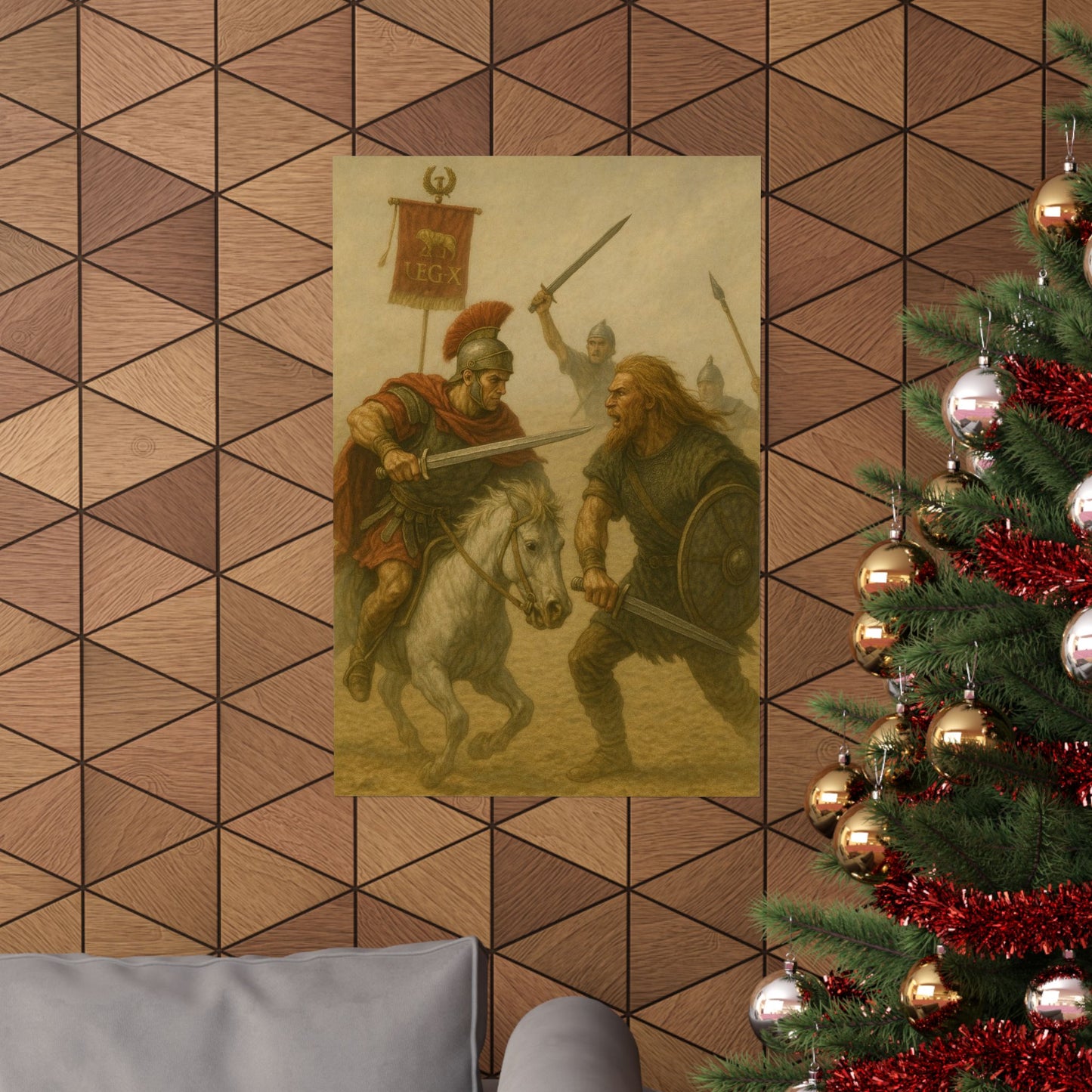 Epic Historical Battle Matte Posters, Wall Art, Home Decor, Gift for History Lovers, Classroom Decor, Roman Warfare Art